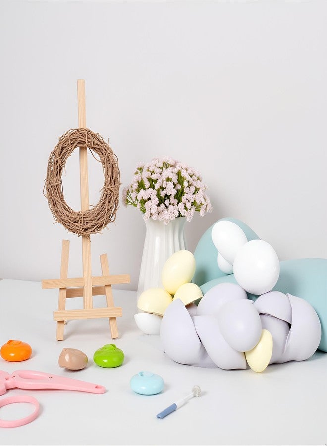 مجموعة وينتوين آب المكونة من 10 بيضات بلاستيكية بيضاء مزيفة، مثالية لتزيين عيد الفصح، والرسم، وصنع زينة بيض واقعية للحفلات والديكور المنزلي. - Image 3